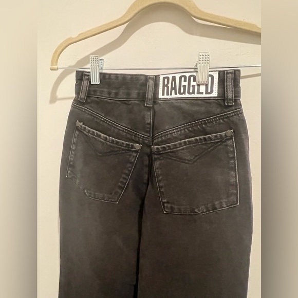 The Ragged Priest Jeans, Black Denim/Red Bolt - Picture 6 of 10